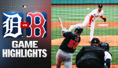Tigers vs. Red Sox Game Highlights (4/20/26) | MLB Highlights