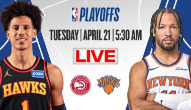 Atlanta Hawks at New York Knicks  | NBA Playoffs | [OFFICIAL LIVE STREAM])