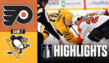 Flyers vs. Penguins | NHL Playoff Highlights | Game 2 | April 20, 2026