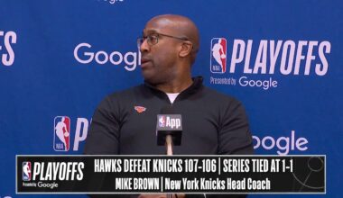 Atlanta Hawks vs. New York Knicks | Game 2 Postgame Media Availability