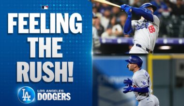 Dalton Rushing hits TWO HOME RUNS for the Dodgers! ✌️🔥 (7th HR in last 7 games!) | MLB Highlights
