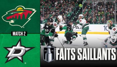 Wild vs Stars, match no 2 | 20/04/26 | Faits saillants