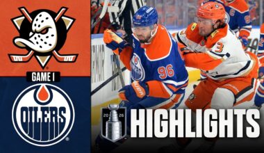 Ducks vs. Oilers | NHL Playoff Highlights | Game 1 | April 20, 2026