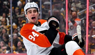 Martone, 19, scores again; Flyers take 2-0 lead on Penguins