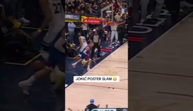 Jokić absolutely detonated at the rim 💥 😱