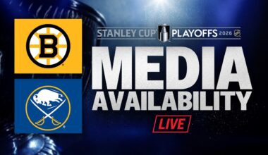 Boston Bruins @ Buffalo Sabres Game 2 Post-Game Media Availability