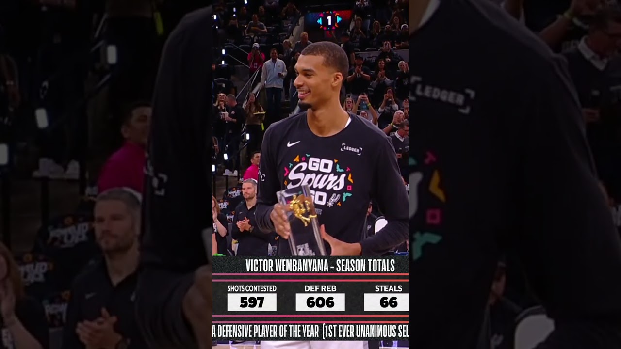 What a moment from Wemby 👏