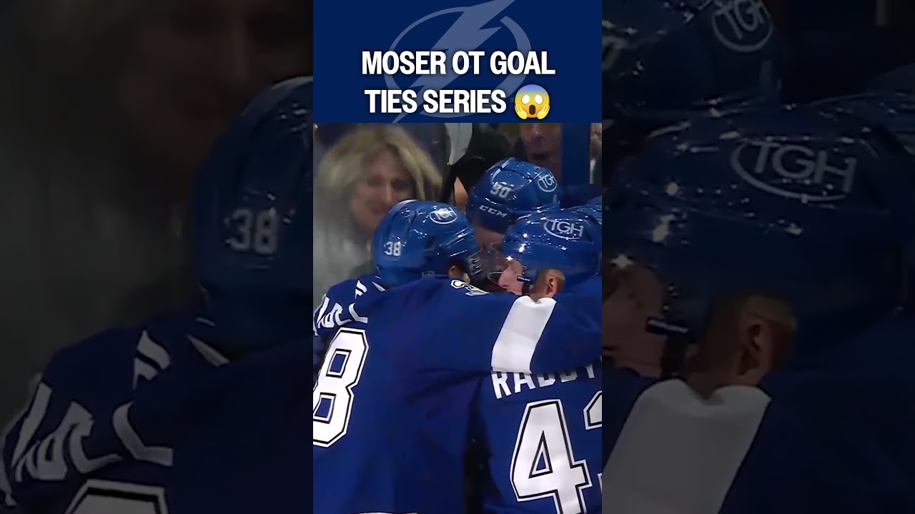 Moser Wins It in OT to Tie the Series 😱🔥