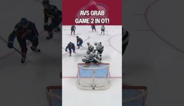 OT Winner Puts Avs Up 2-0 🔥