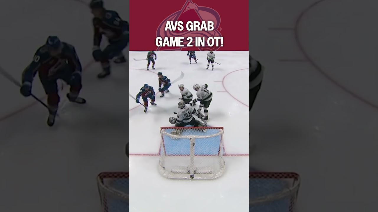 OT Winner Puts Avs Up 2-0 🔥