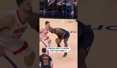 What a tough bucket by LeBron 😤