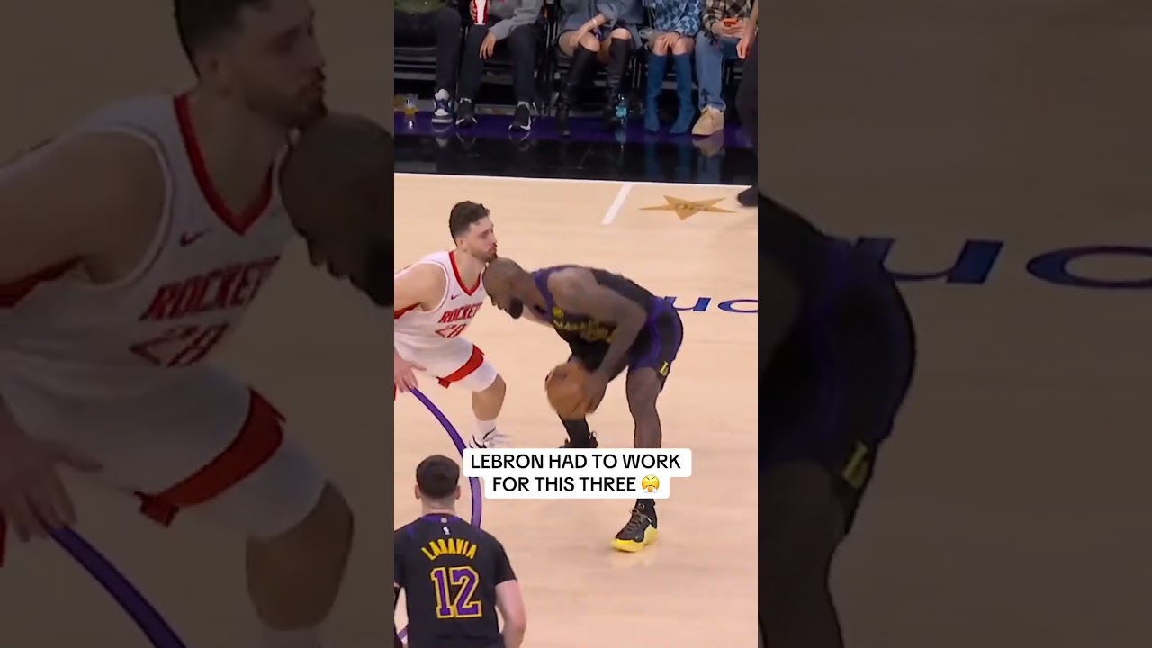 What a tough bucket by LeBron 😤