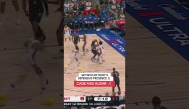 Detroit making their presence felt early 💪