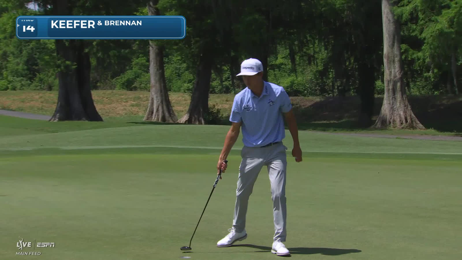 Keefer/Brennan makes birdie on No. 5 at Zurich Classic