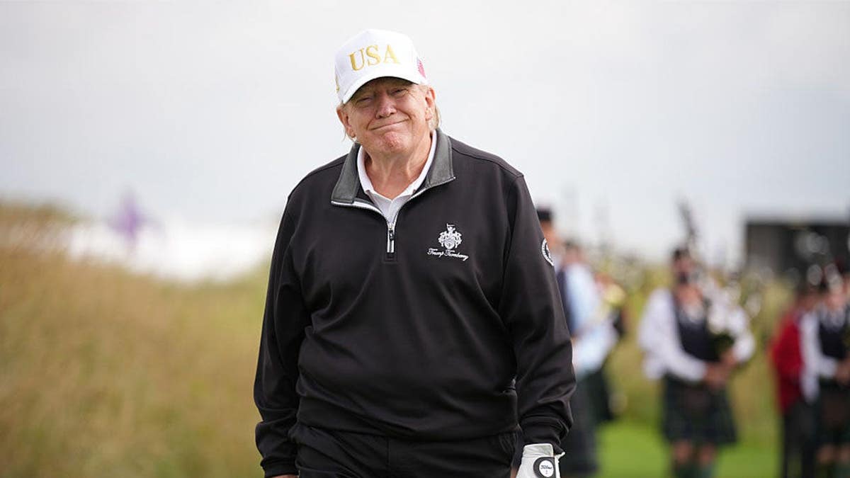 Donald Trump on the golf course