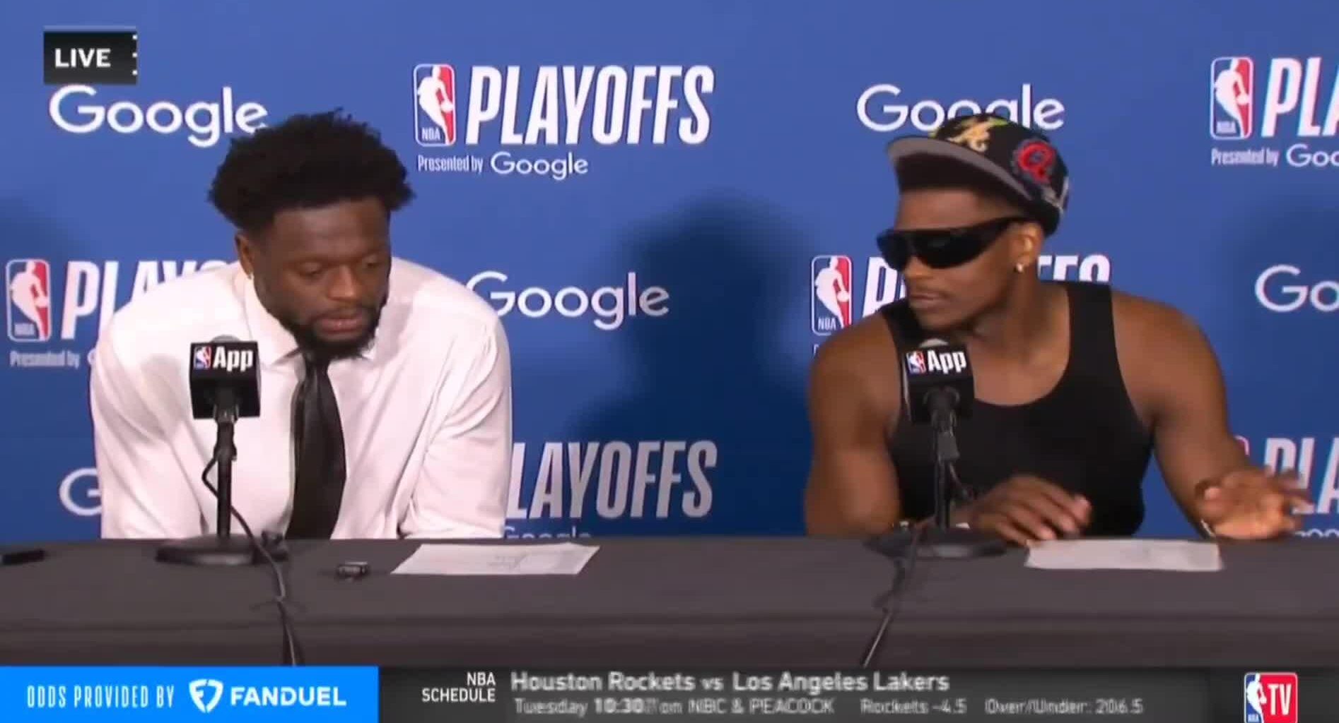 Anthony Edwards postgame after reading his boxscore in a win over Denver: "I'm a*s bro, f*ck."