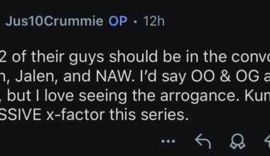 These dudes think Okongwu is as good as Ogugua 😭😭😭