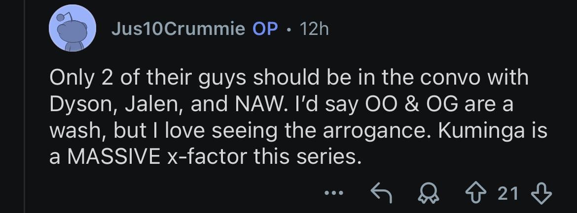 These dudes think Okongwu is as good as Ogugua 😭😭😭