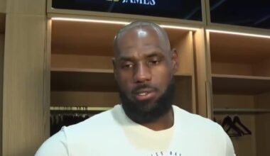 LeBron on what defensive gratification the Lakers take from holding KD to 3 points in the 2nd half: "Zero. None. That'll just make him even madder going into game 3. No satisfaction."
