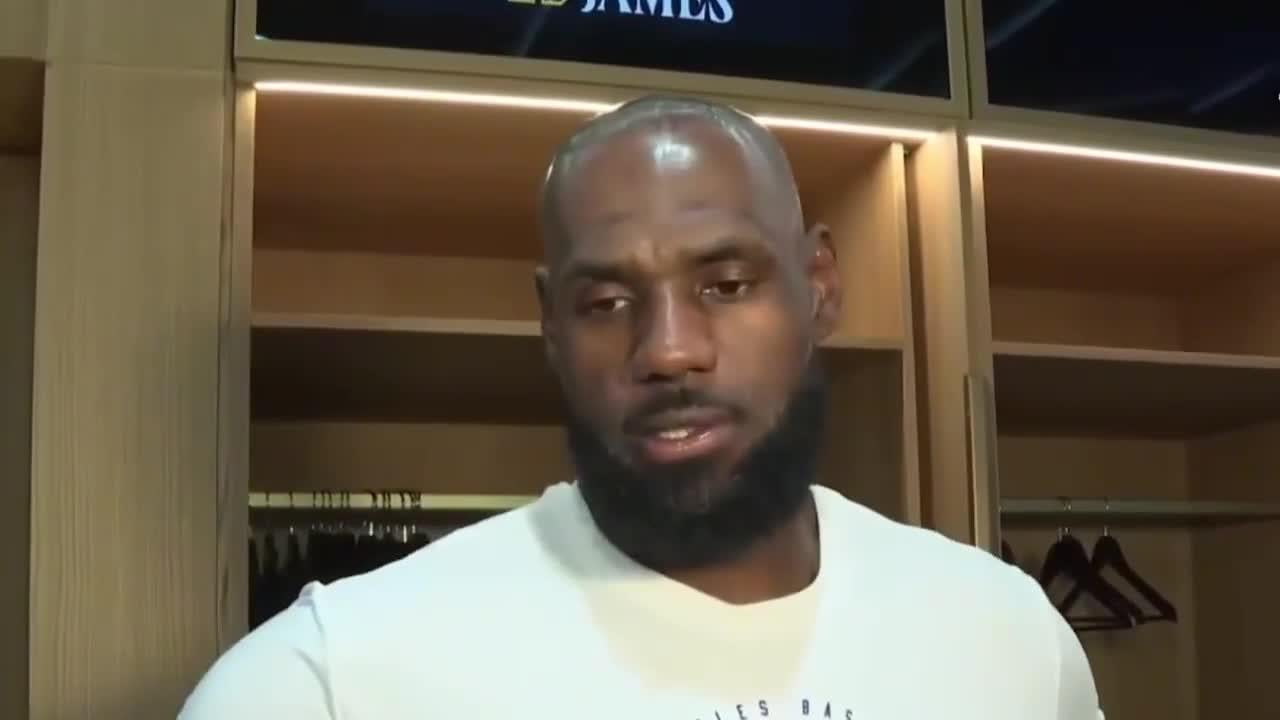 LeBron on what defensive gratification the Lakers take from holding KD to 3 points in the 2nd half: "Zero. None. That'll just make him even madder going into game 3. No satisfaction."