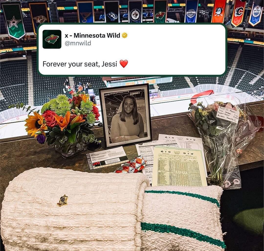 The Minnesota Wild have permanently reserved a seat in their press box for Jessi Pierce.
