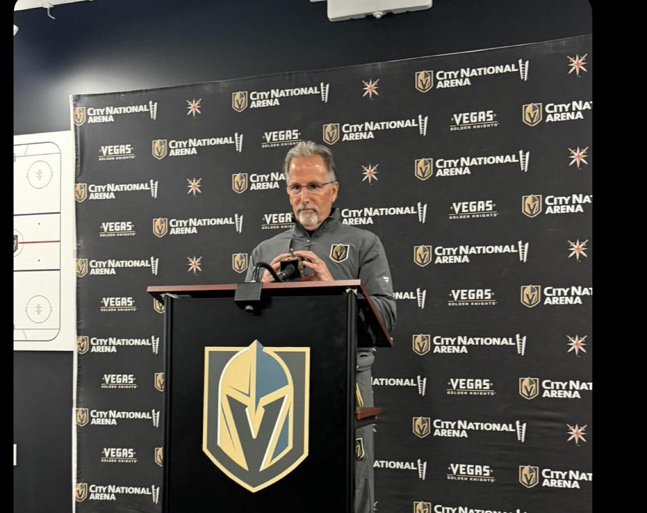 First look at new VGK head coach John Tortorella