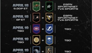 Schedule Just Dropped