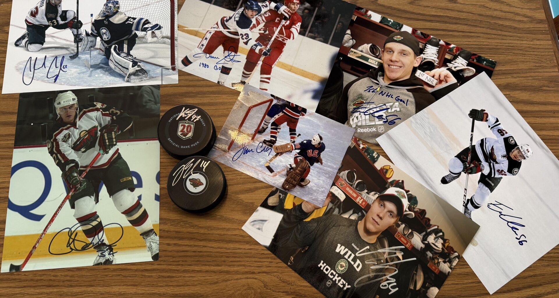 Coworker gifted me some of his autographed wild items.