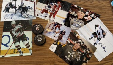 Coworker gifted me some of his autographed wild items.