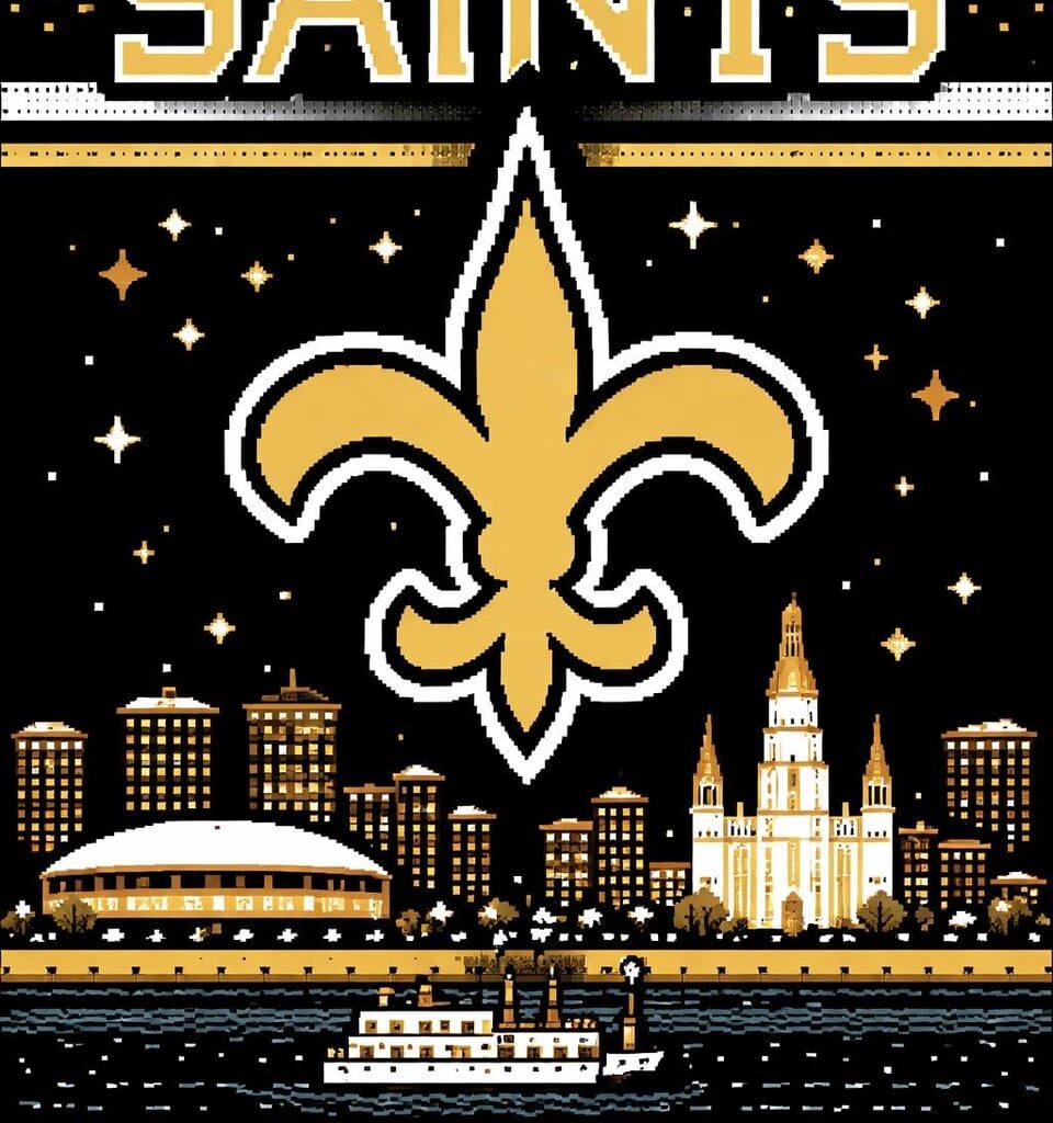 Enjoy these 8 bit Saints wallpapers!