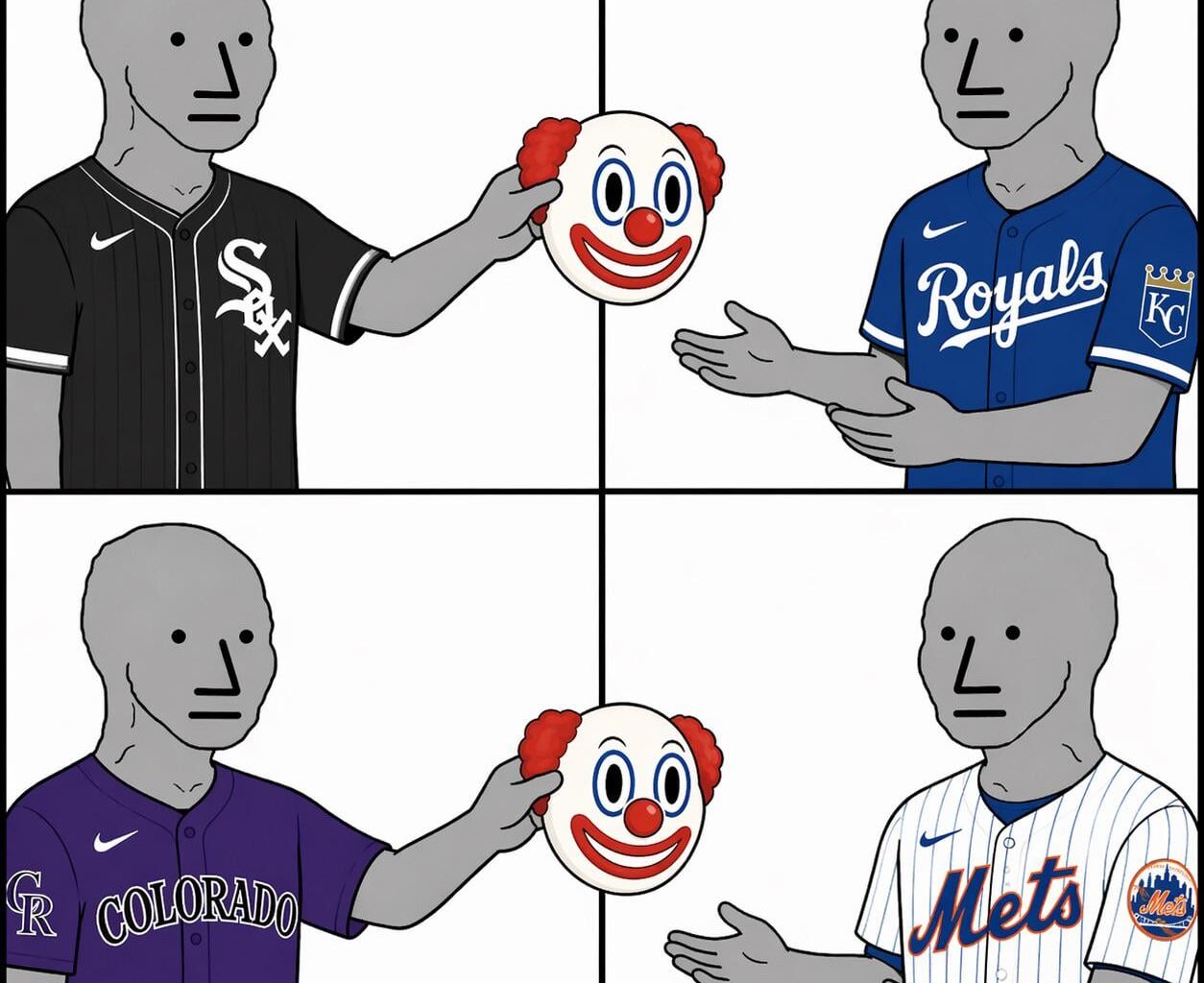 The Bottom of the MLB Power Rankings at the moment, imo