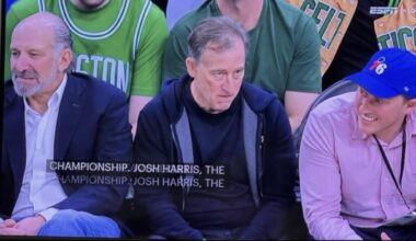 Epstein Island Confirmed Visitor Howard Lutnick, Seated Next to Epstein Associate and Sixers Owner Josh Harris