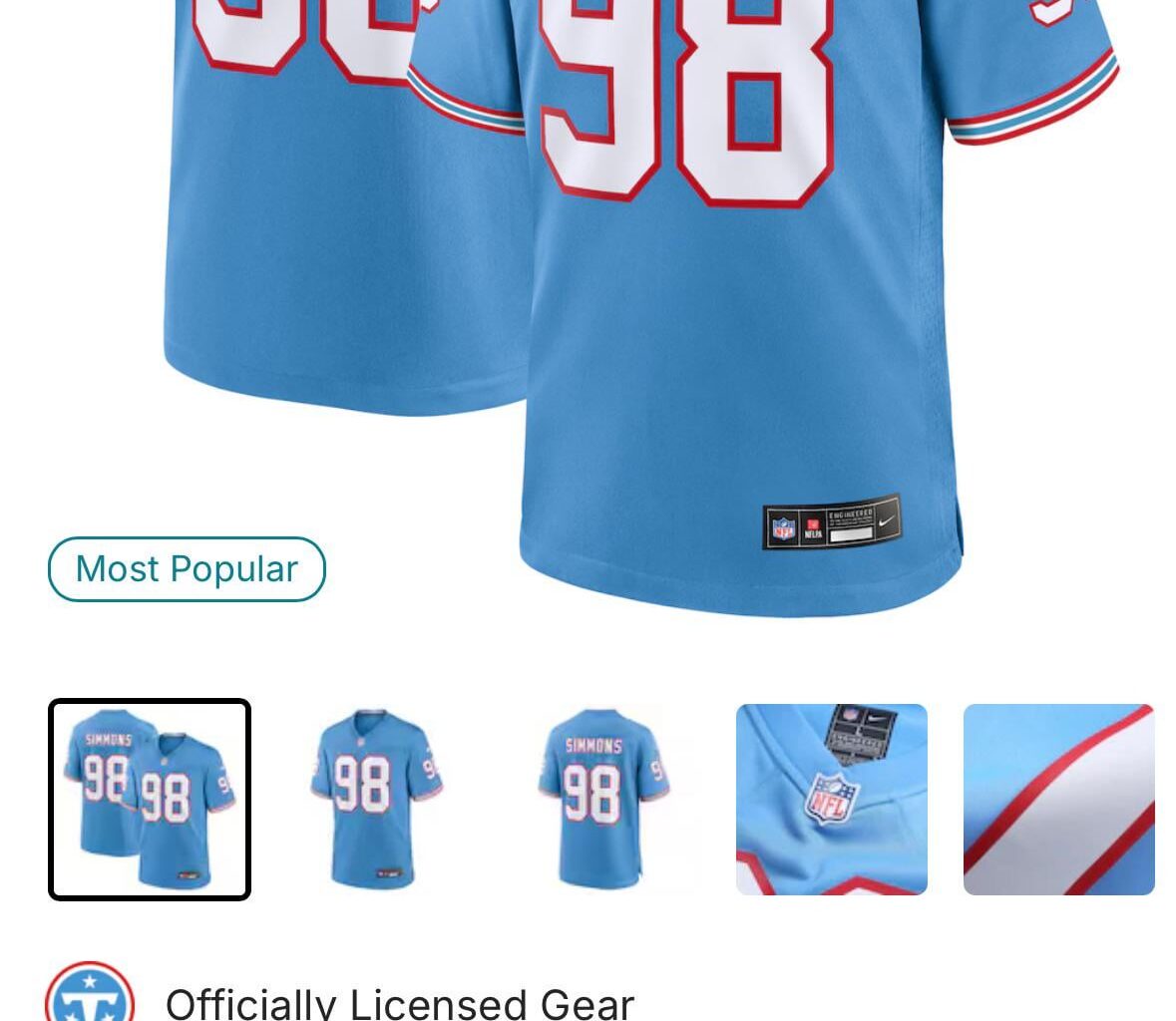 Oilers Throwback on Clearance