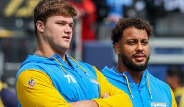 Chargers OTs Rashawn Slater, Joe Alt ahead of schedule in their rehab