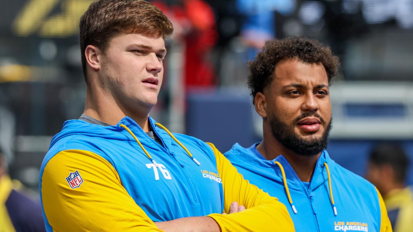 Chargers OTs Rashawn Slater, Joe Alt ahead of schedule in their rehab