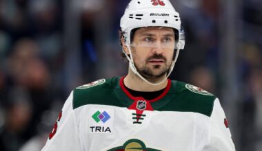 Wild’s Mats Zuccarello out for Game 2 vs. Stars after elbow to head from Tyler Myers