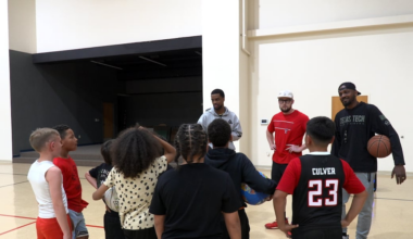 Donovan Atwell visits local kids before NBA draft preparation
