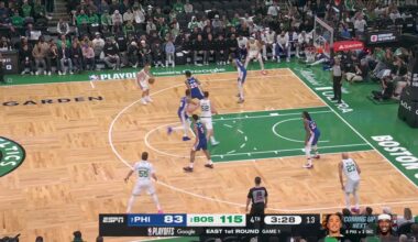 [Highlight] A "WE WANT BOSTON!" chant breaks out at TD Garden as the Celtics lead the Sixers by 32