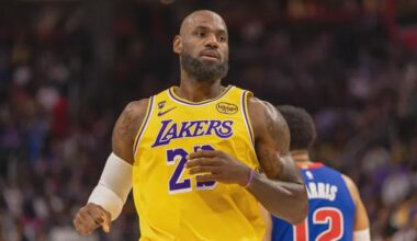 LeBron thankful for the break that the playoff teams get due to the Play-In Tournament: “I am happy because being a participant of the f******* play-in for some years, that I get to sit back on my couch with my wine knowing I don’t have to play until the weekend. Just sit there and just like enjoy.”