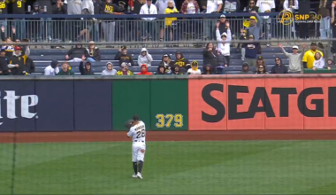 Jake Mangum threw this baseball to a young fan and an extremely heartwarming moment ensued