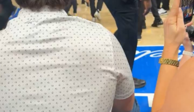 New angle of Thunder fan heckling Luka Doncic while he’s injured “Yeah he’s real hurt. He’s not even hurt.”