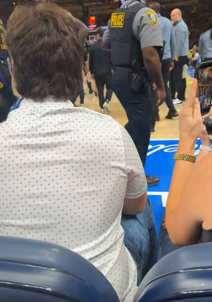 New angle of Thunder fan heckling Luka Doncic while he’s injured “Yeah he’s real hurt. He’s not even hurt.”