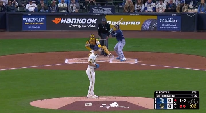 CB Bucknor goes down after being hit in the face with a 100mph foul ball and is removed from the game