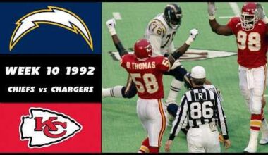 1992 Chiefs vs Chargers - Week 10 - Full Game