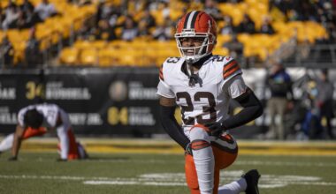 CB Martin Emerson Jr. visiting with Texans on Monday.