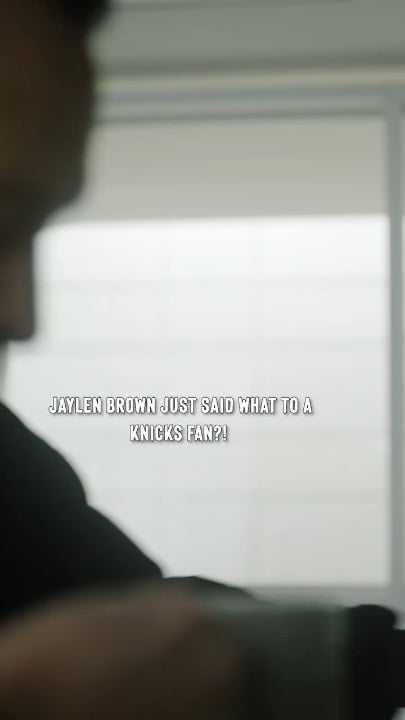 Jaylen Brown cameo on Boston Blue with Donnie Wahlberg, "I'm sorry for your loss" to a Knicks fan