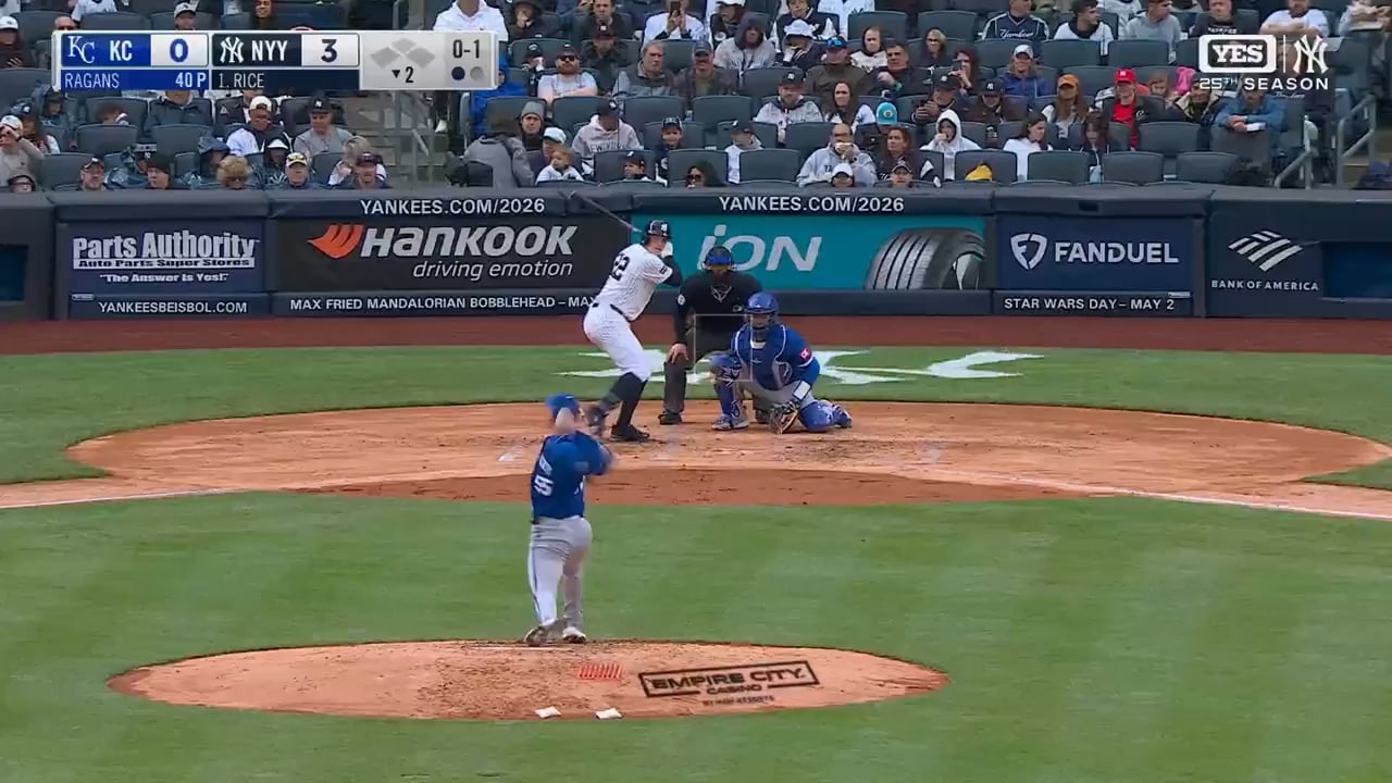 Ben Rice hits a solo shot to make it 4-0 Yankees!