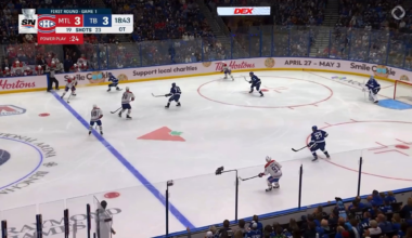 SLAFKOVSKI HATTY! And Montreal takes Game 1 in OT!