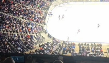 Re-upload of Toronto Personnel watching a movie instead of the Game.