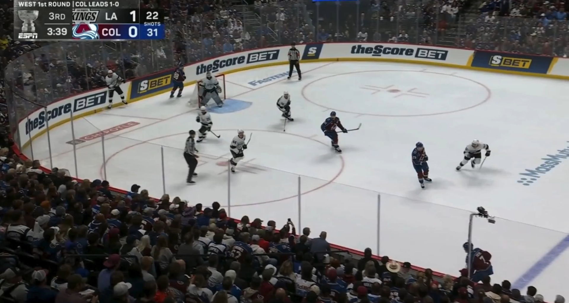 LANDESKOG, TIE GAME!